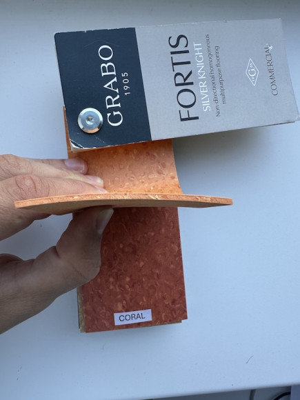 Лінолеум Grabo Fortis Orange (помаранчевий)