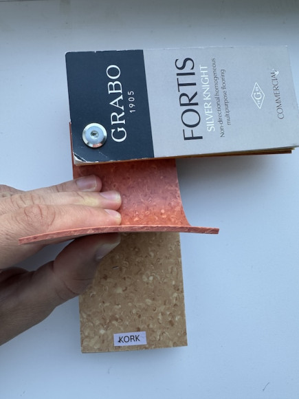 Лінолеум Grabo Fortis Coral (помаранчевий)