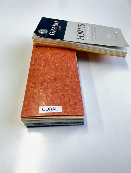 Лінолеум Grabo Fortis Coral (помаранчевий)