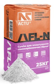 Суміш для влаштування самовирівнюючих підлог ACTU FL-N, 25 кг