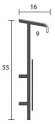 Килимовий плінтус Bolta TSL 55/9 Килимовий плінтус Bolta TSL 55/9