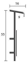 Килимовий плінтус Bolta TSL 55/9
