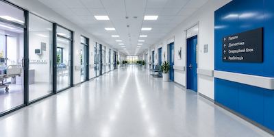 Полімерна підлога в медичному закладі